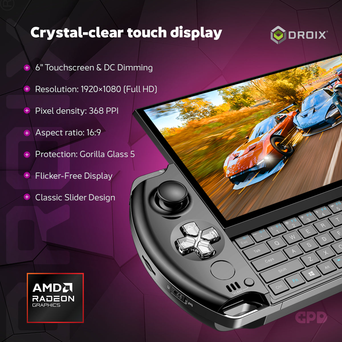 GPD WIN4 2025 Gaming Handheld PC (HX 370,32GB+1TB)