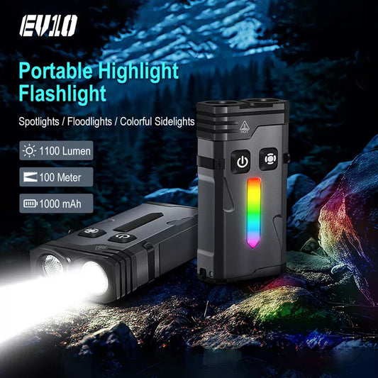 EDC Keychain Super Magnetic Flashlight